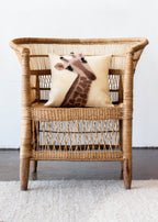 Animal Jungle Giraffe Wool Throw Pillow - Che Cose Belle
