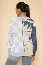 Anime checkered cardigan - Che Cose Belle