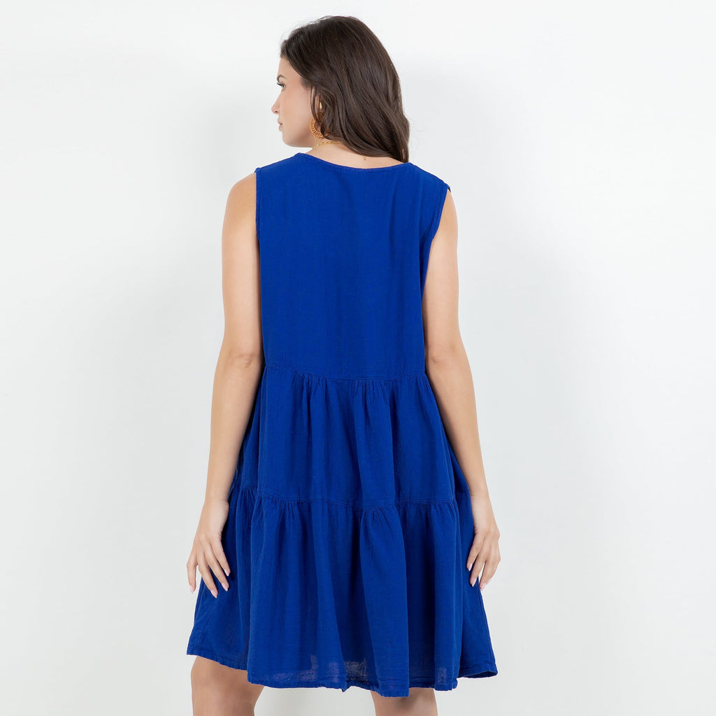 Anjanette Dress - 100% Cotton Gauze - Che Cose Belle
