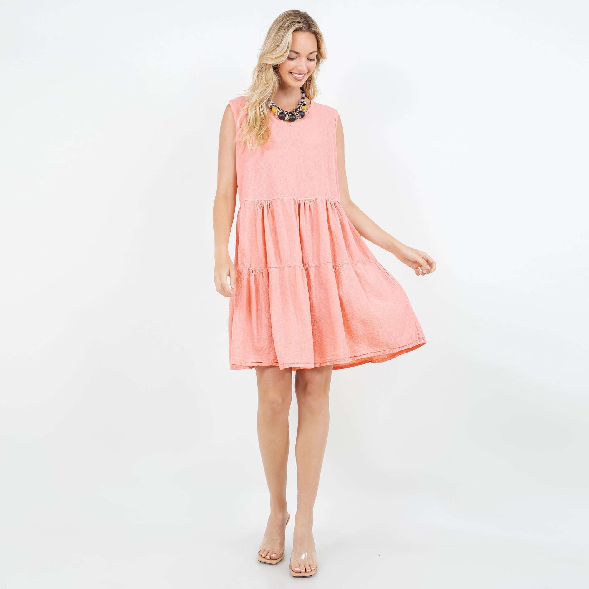 Anjanette Dress - 100% Cotton Gauze - Che Cose Belle