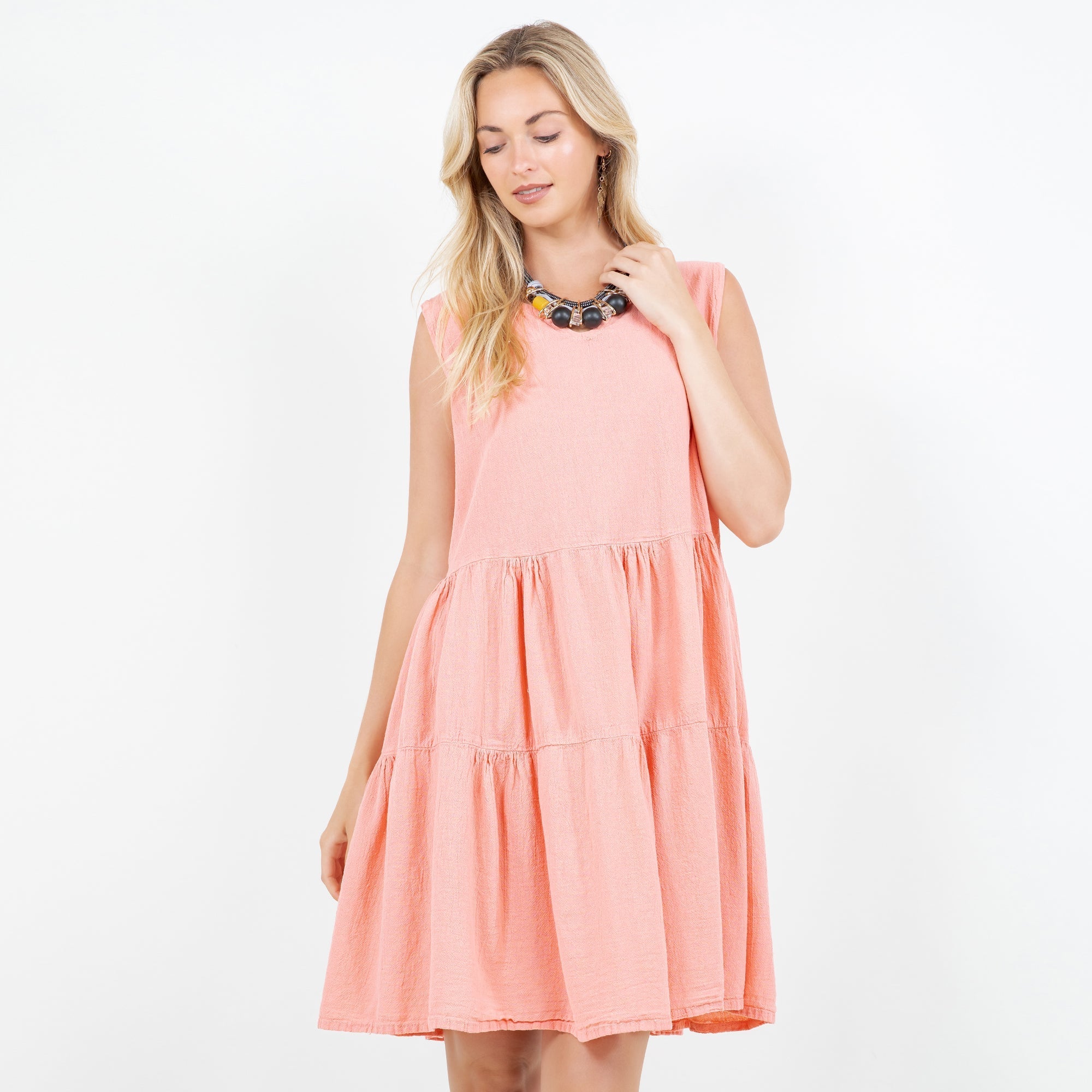 Anjanette Dress - 100% Cotton Gauze - Che Cose Belle