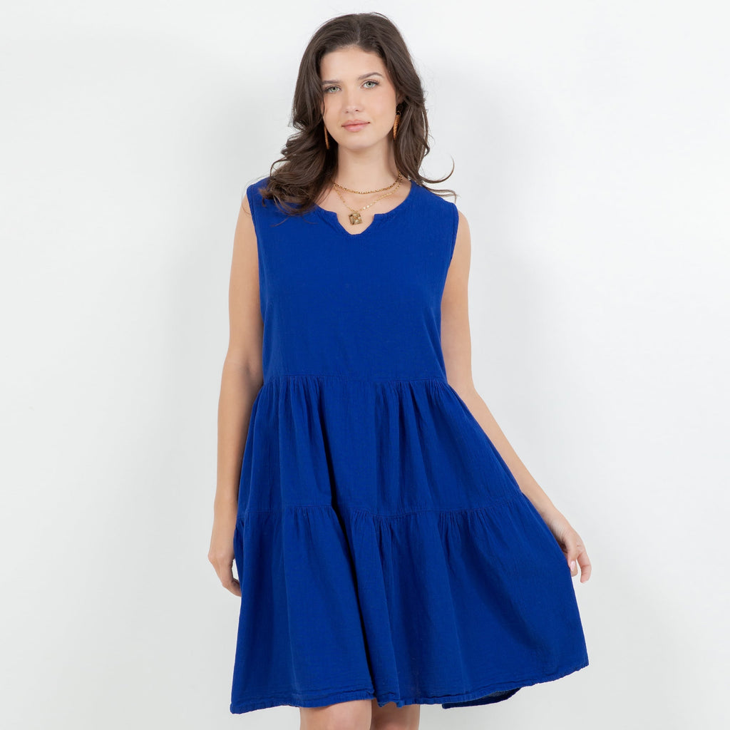 Anjanette Dress - 100% Cotton Gauze - Che Cose Belle
