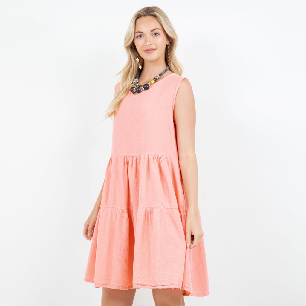Anjanette Dress - 100% Cotton Gauze - Che Cose Belle