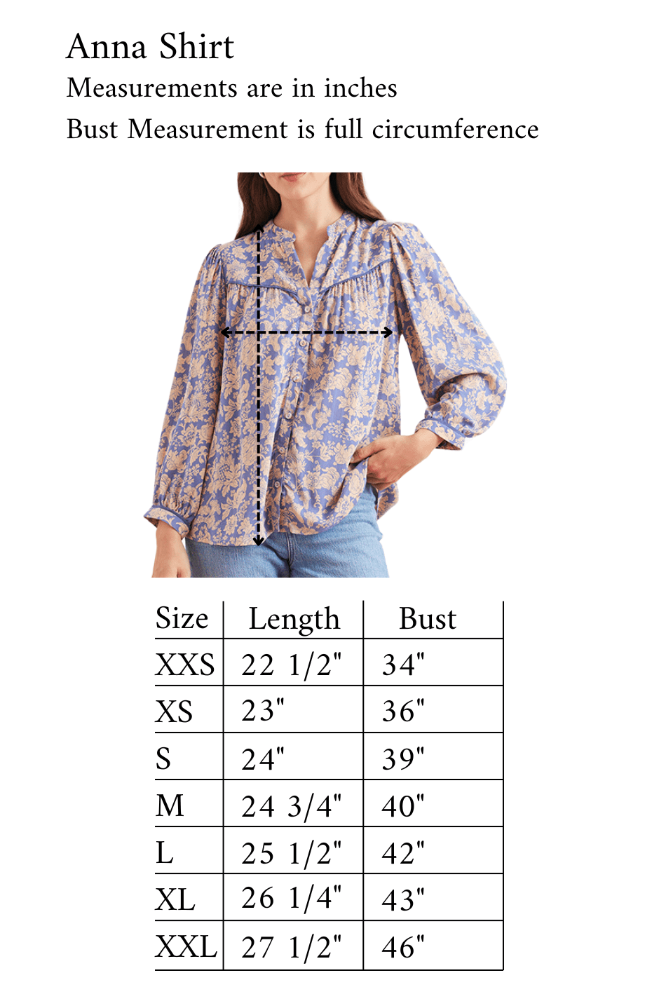Anna Shirt in Navy Batik - Che Cose Belle