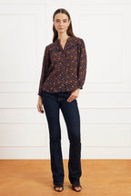 Anna Shirt in Navy Batik - Che Cose Belle