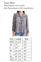 Anna Shirt in Water Lily - Che Cose Belle