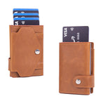 Anti-Scan RFID Card Holder PU Leather Coin Purse Demagnetization-Proof Multi-Card Wallet - Che Cose Belle