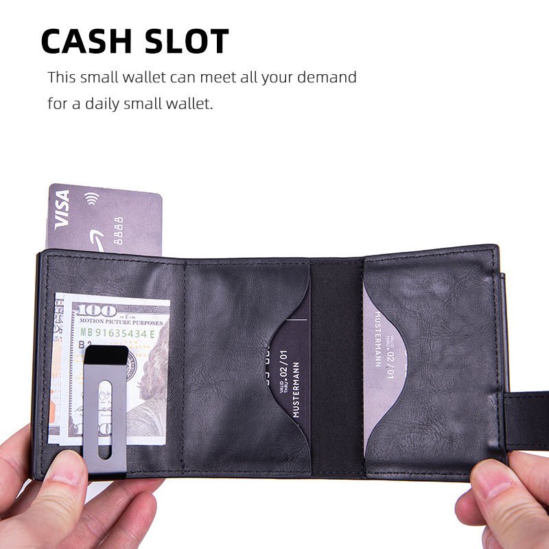 Anti-Scan RFID Card Holder PU Leather Coin Purse Demagnetization-Proof Multi-Card Wallet - Che Cose Belle