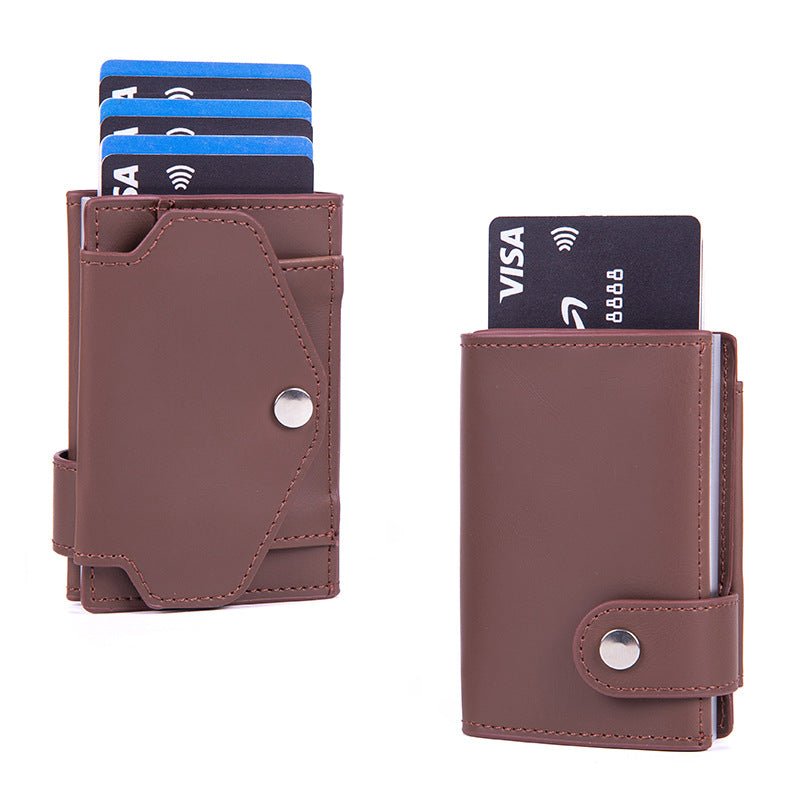 Anti-Scan RFID Card Holder PU Leather Coin Purse Demagnetization-Proof Multi-Card Wallet - Che Cose Belle
