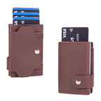 Anti-Scan RFID Card Holder PU Leather Coin Purse Demagnetization-Proof Multi-Card Wallet - Che Cose Belle