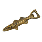Antique Gold Aluminum Fish Bottle Opener - Che Cose Belle