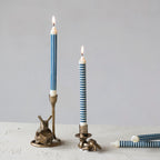 Antique Gold Aluminum Mouse Taper Candle Holder - Che Cose Belle