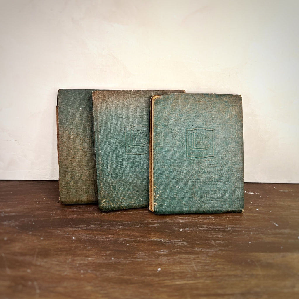 Antique Pocket Bound Books (Kipling, 1920s) - Set of 3 - Che Cose Belle