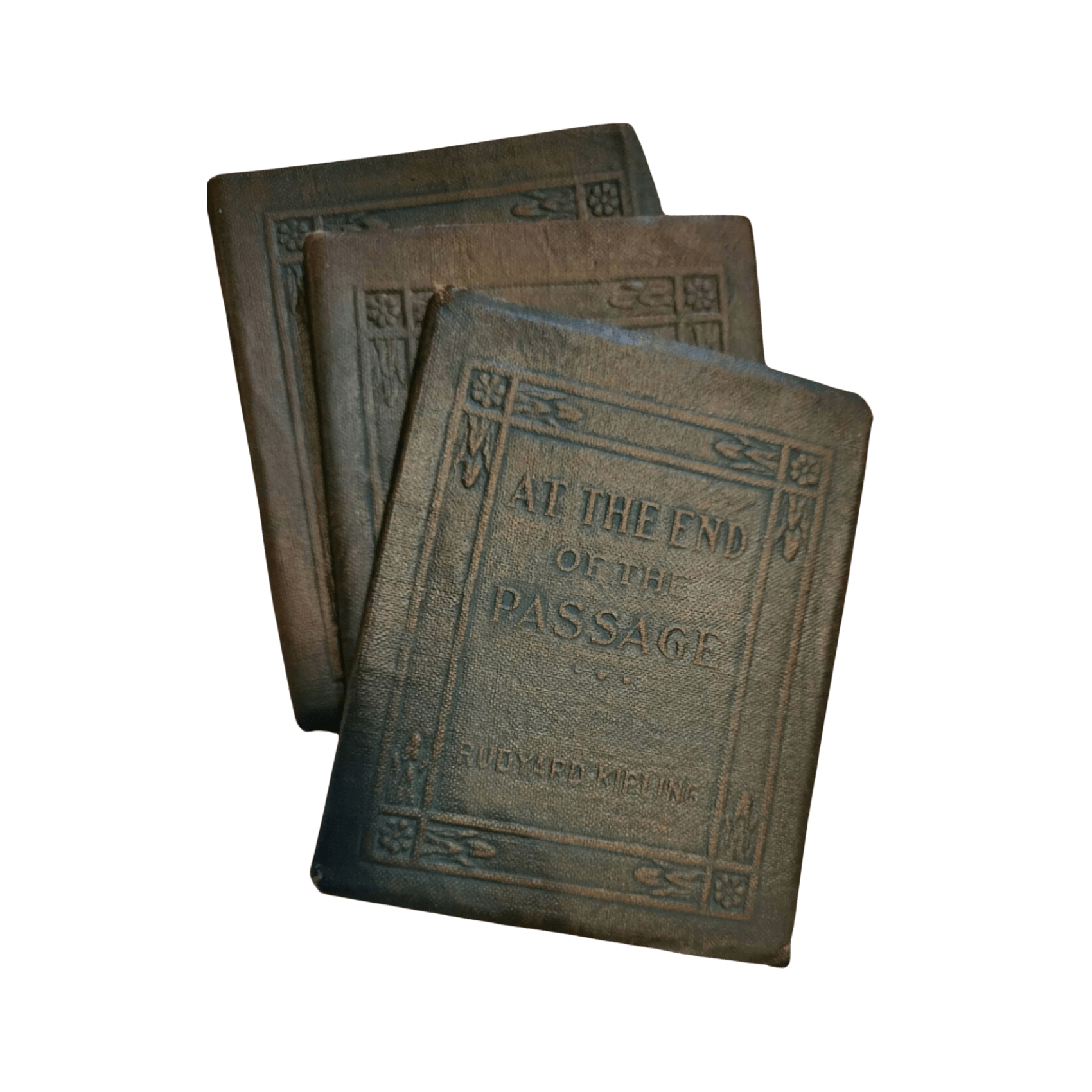Antique Pocket Bound Books (Kipling, 1920s) - Set of 3 - Che Cose Belle