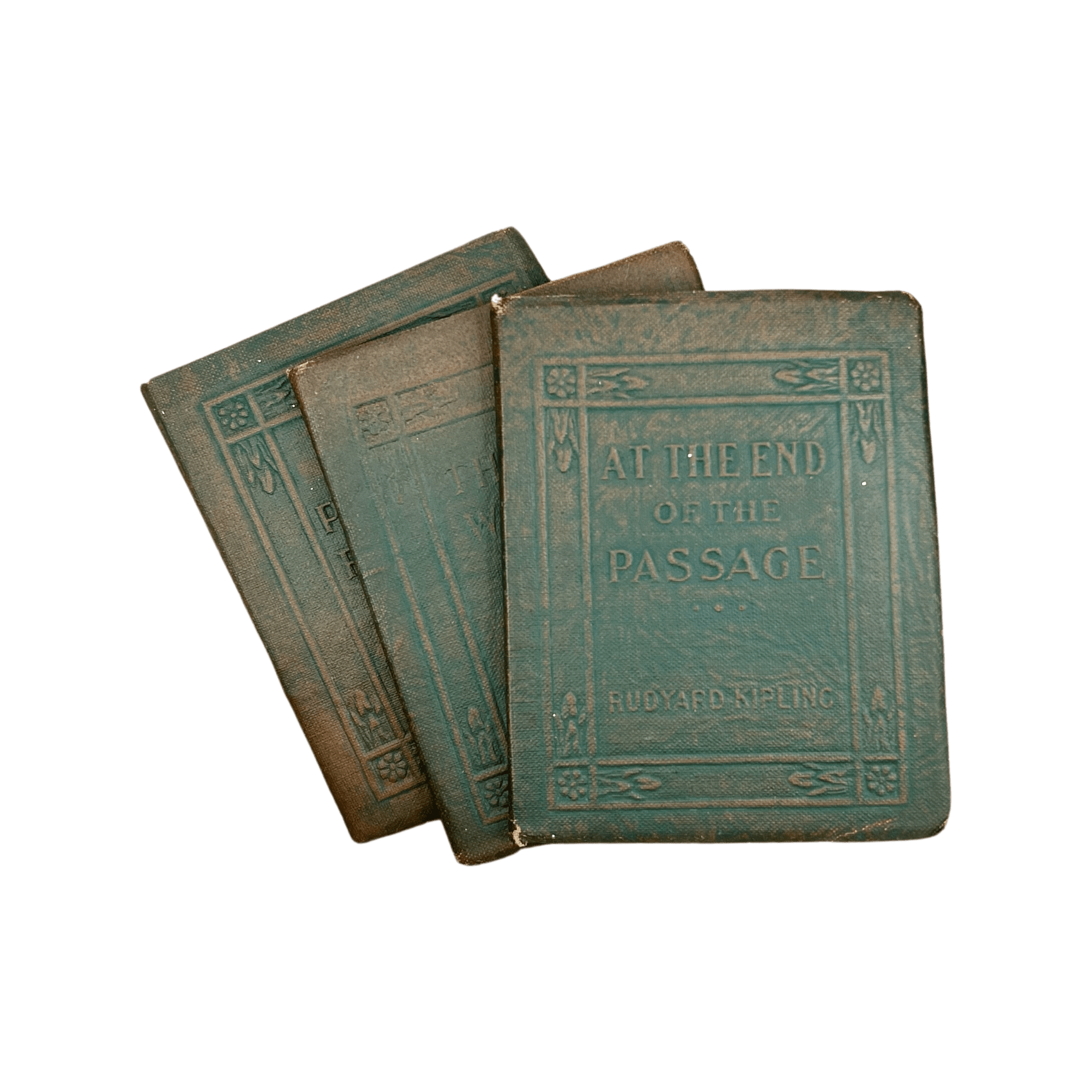 Antique Pocket Bound Books (Kipling, 1920s) - Set of 3 - Che Cose Belle