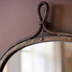 Antique Style Dark Iron Mirror - Che Cose Belle