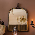 Antique Style Dark Iron Mirror - Che Cose Belle