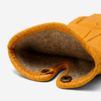Antonio (yellow) - Luxurious Italian peccary leather gloves with cashmere lining - Che Cose Belle