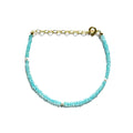 Apatite and Pearl Beaded Bracelet - Che Cose Belle