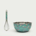 Aqua Flora Bowl & Whisk Set - Che Cose Belle