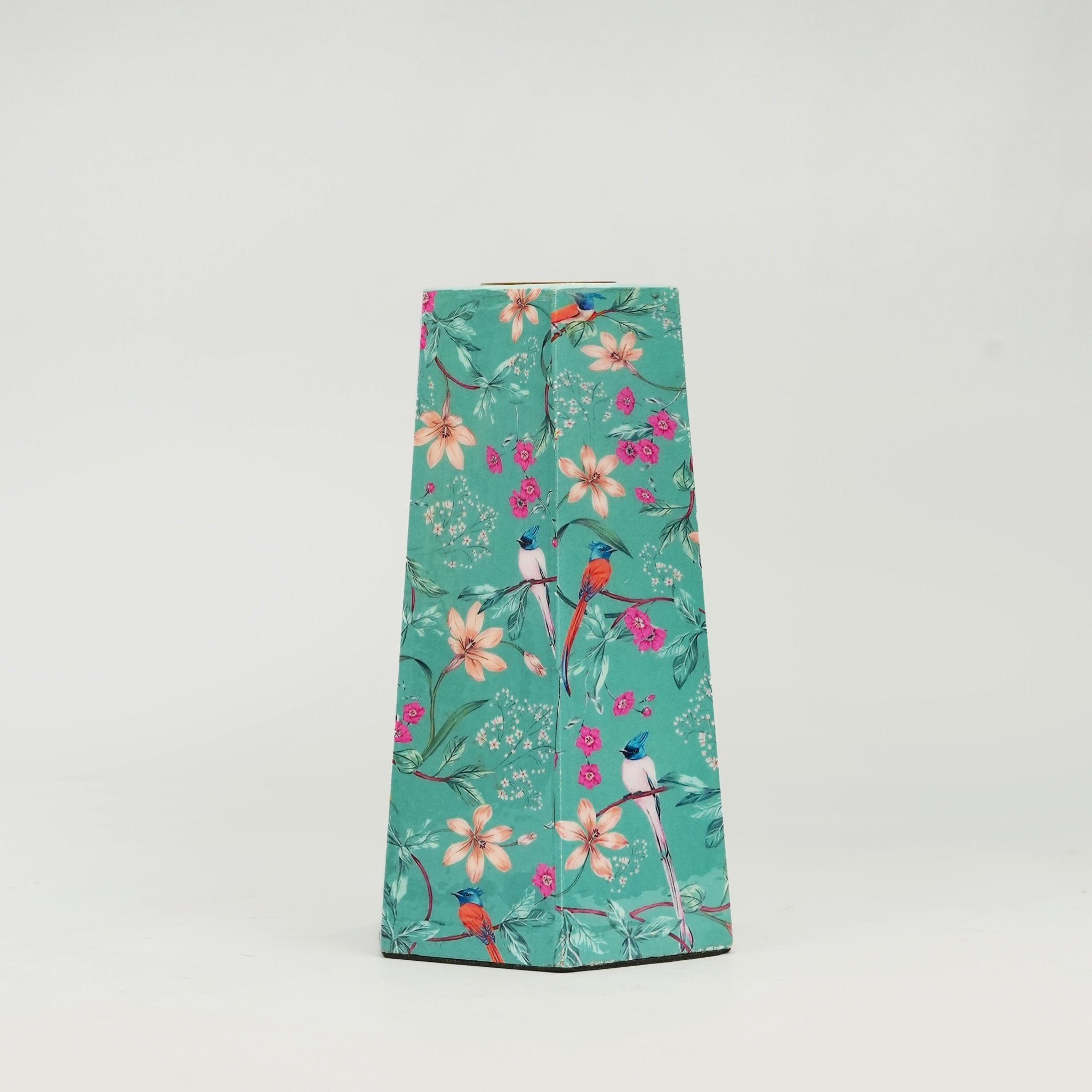 Aqua Flora Hexagonal Candleholder - Che Cose Belle