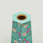 Aqua Flora Hexagonal Candleholder - Che Cose Belle