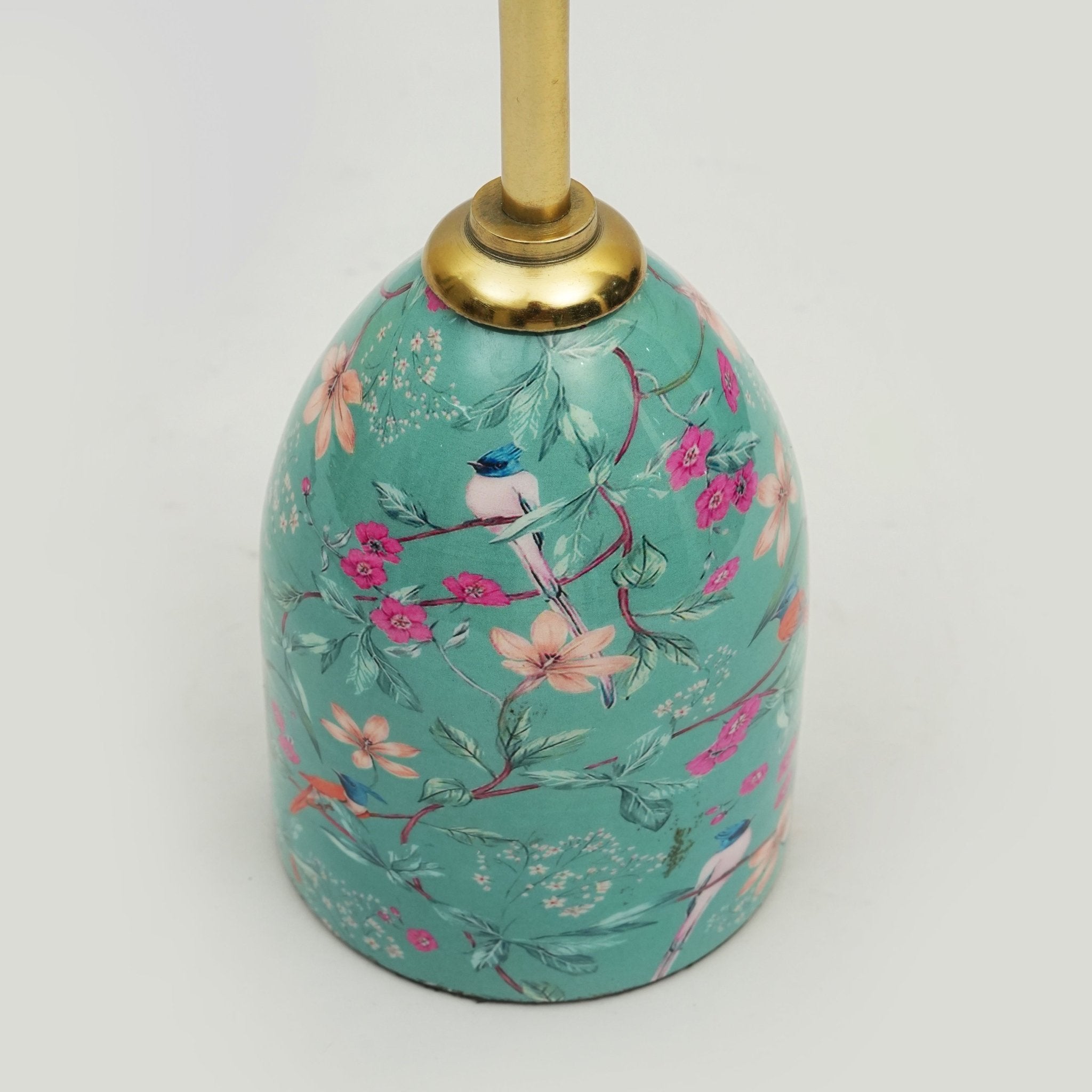 Aqua Flora Tapered Candleholders - Che Cose Belle