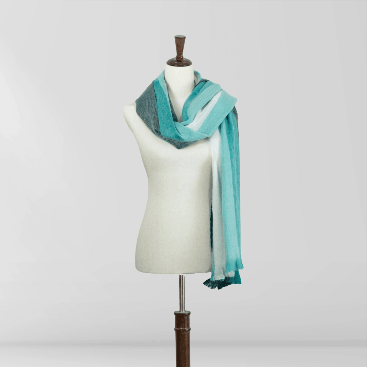Aqua - Shawl - Aquamarine Wrap - Che Cose Belle