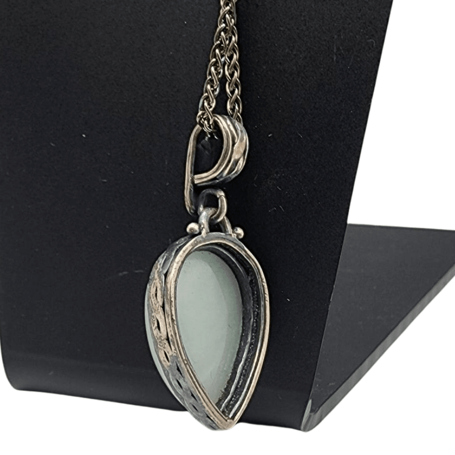 Aquamarine Sterling Silver Necklace | Jules Jewelbox - Che Cose Belle