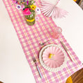 Archive NY Abigail Plaid Runner in Bubblegum - Che Cose Belle