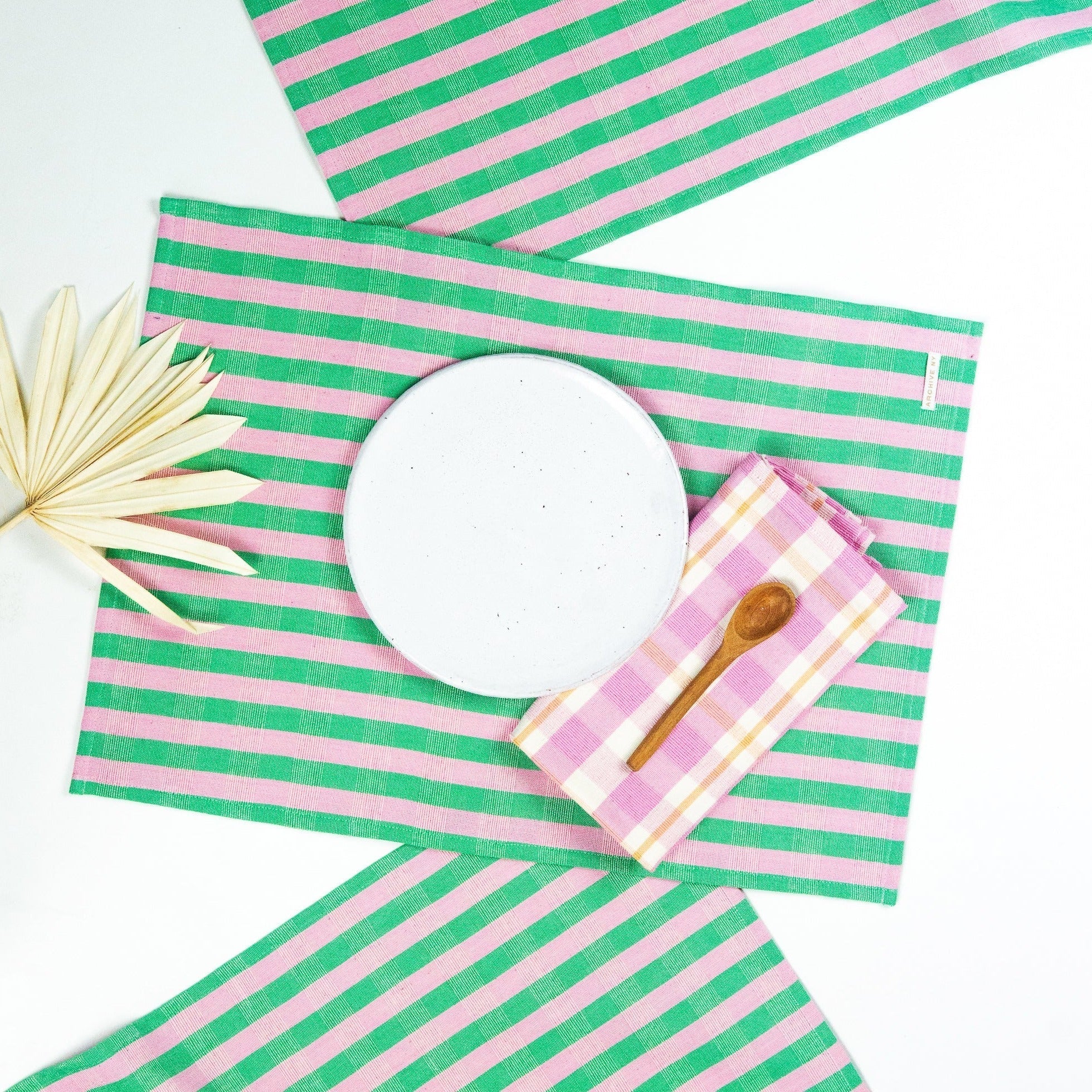 Archive NY Flora Stripe Placemat - Che Cose Belle