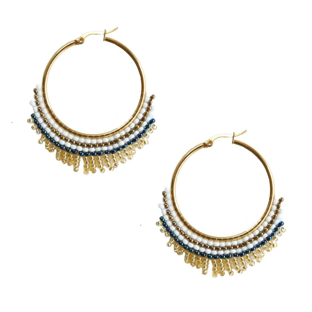 Armada Hoop Embera Earrings - Che Cose Belle