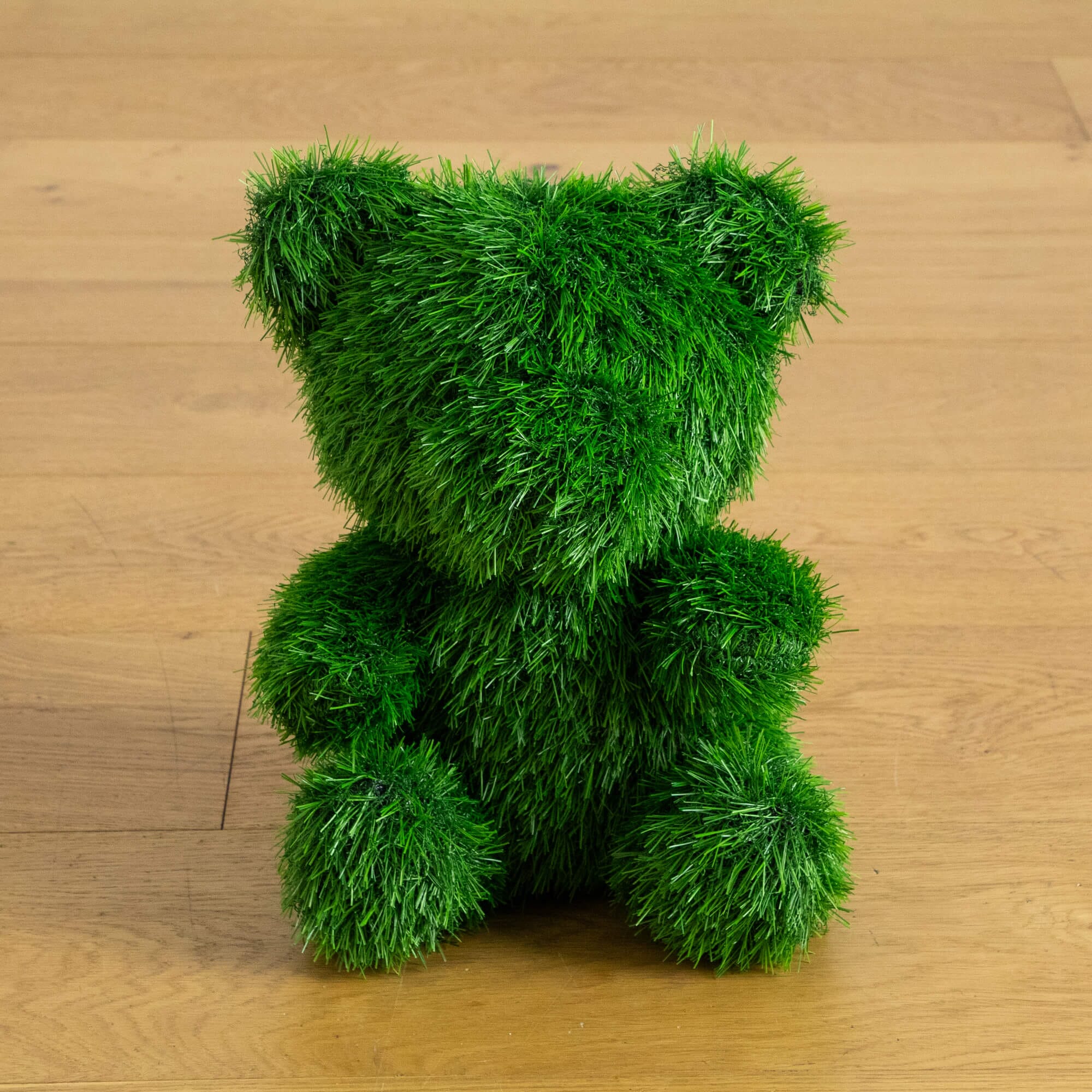 14" UV Resistant Artificial Grass Garden Plush Topiary Bear (Indoor/Outdoor)