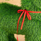 2' UV Resistant Artificial Christmas Grass Garden Plush Topiary Reindeer (Indoor/Outdoor)