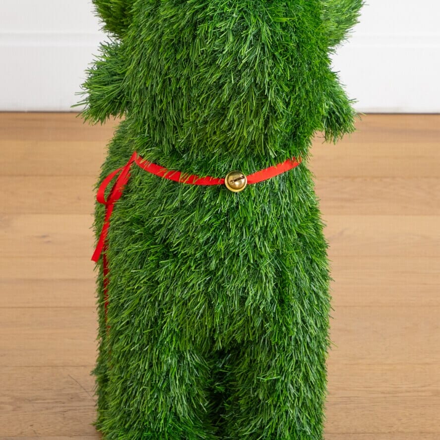 2' UV Resistant Artificial Christmas Grass Garden Plush Topiary Reindeer (Indoor/Outdoor)