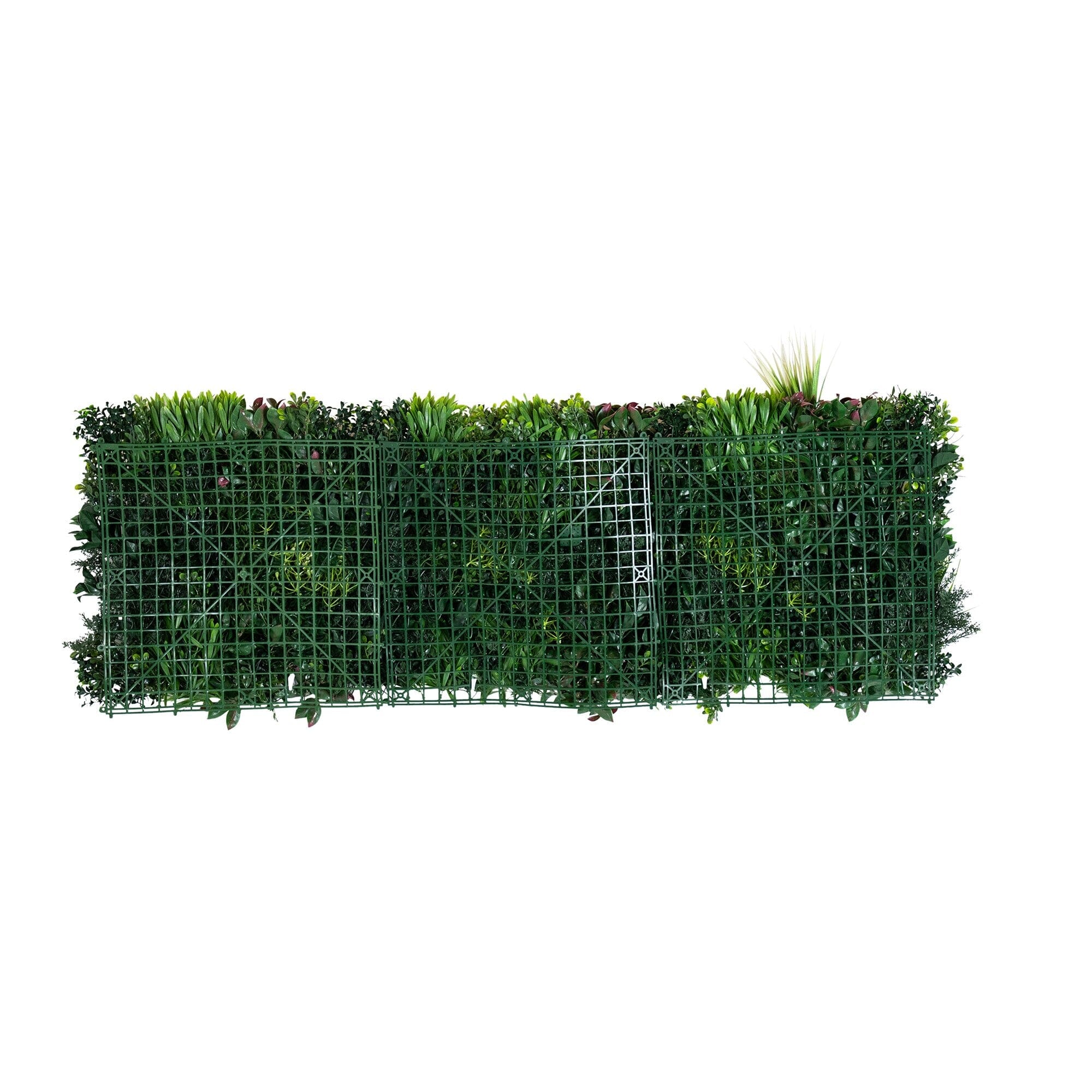 20” x 20” UV Resistant Corfu Island Artificial Living Wall Panels (Indoor/Outdoor) - Set of 3