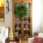 24" Artificial Real Touch Norfolk Island Pine Wreath with Natural Look