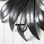 30” x 30” Brushed Metal Daisy Flower Sconce Candle Holder Wall Art Decor