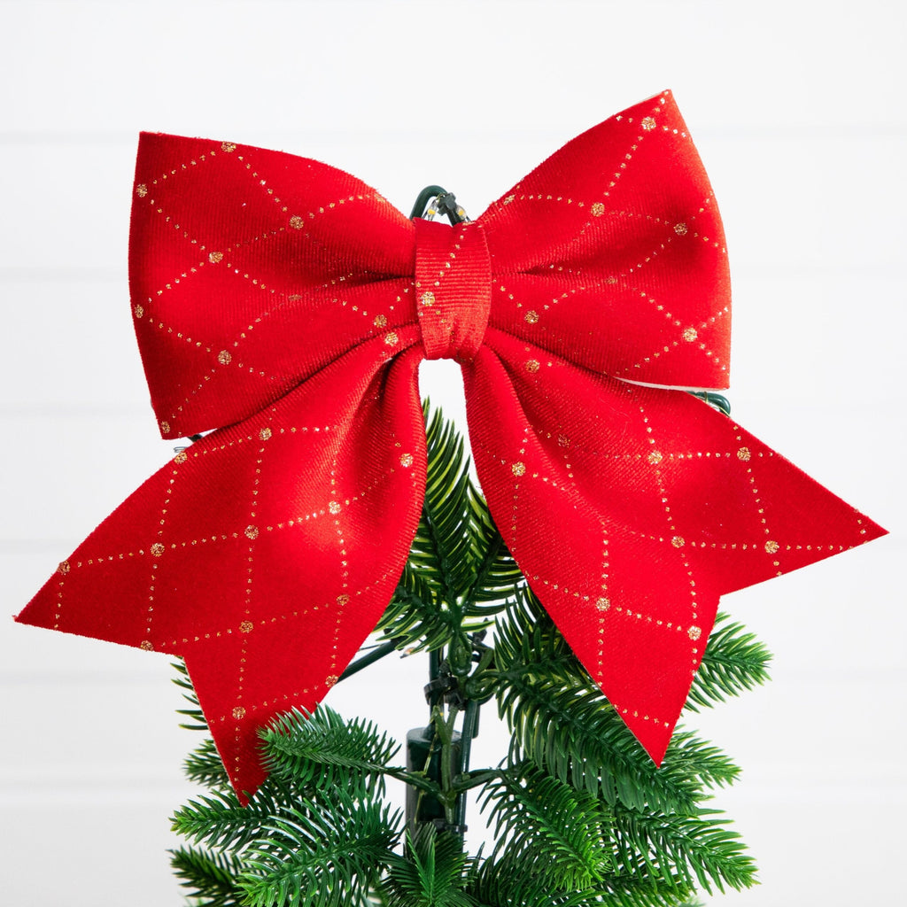 34" UV Resistant Pre-Lit Artificial Spiral Pop Up Christmas Tree with 45 LED Lights and Bow Topper (Indoor/Outdoor)
