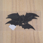 4' Pre-Lit Artificial Halloween Black Twig Tree with Bats and 50 Orange LED Lights