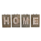 40” Rustic Farmhouse “HOME” Wall Art Decor