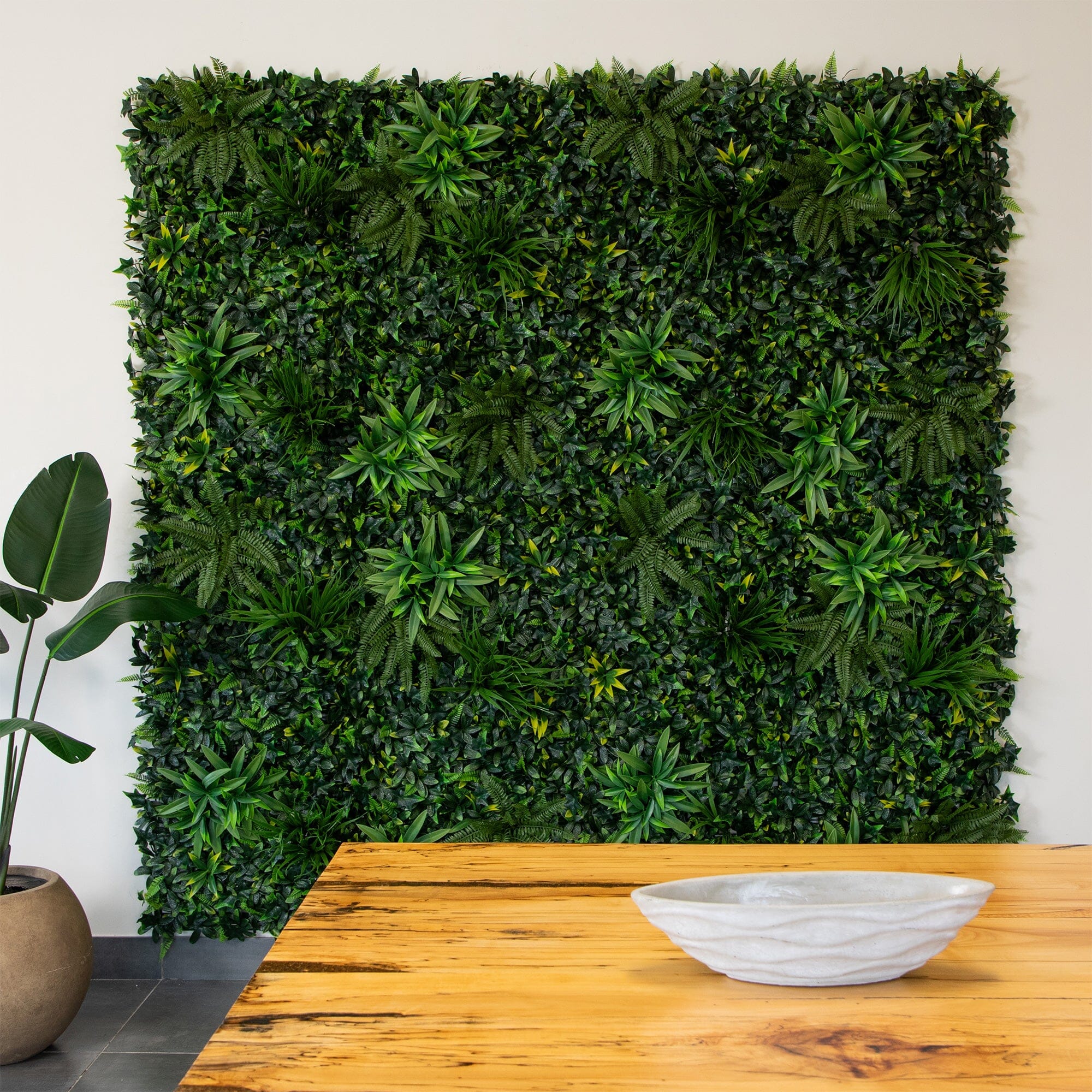 40” x 40” UV Resistant Andean Cloud Forest Artificial Living Wall Panel (Indoor/Outdoor)