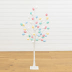 4' Pre-Lit Artificial Easter Twig Tree with 48 Egg Shaped LED Ornaments