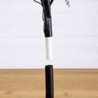 5' Pre-Lit Artificial Halloween Pumpkins and Skulls Ornament Tree with 72 Warm White LED Lights