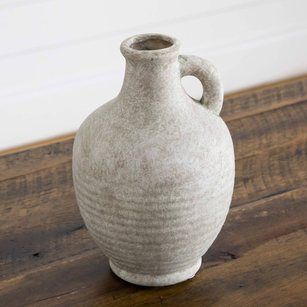 7" Natural Ceramic Jug