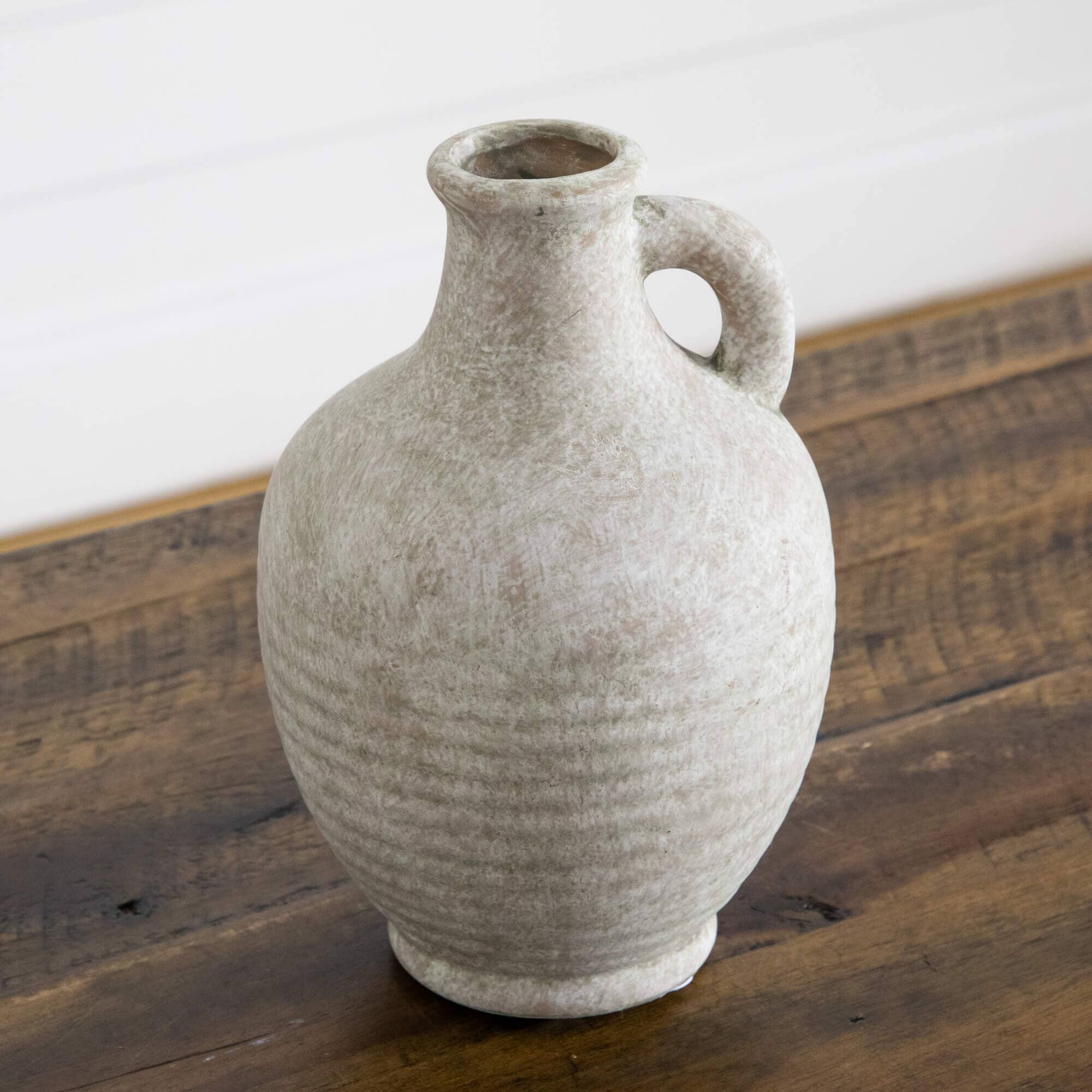 7" Natural Ceramic Jug
