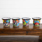 7" x 8" Handmade Mexican Talavera Ceramic Planter