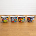9" x 12.5" Handmade Mexican Talavera Ceramic Planter
