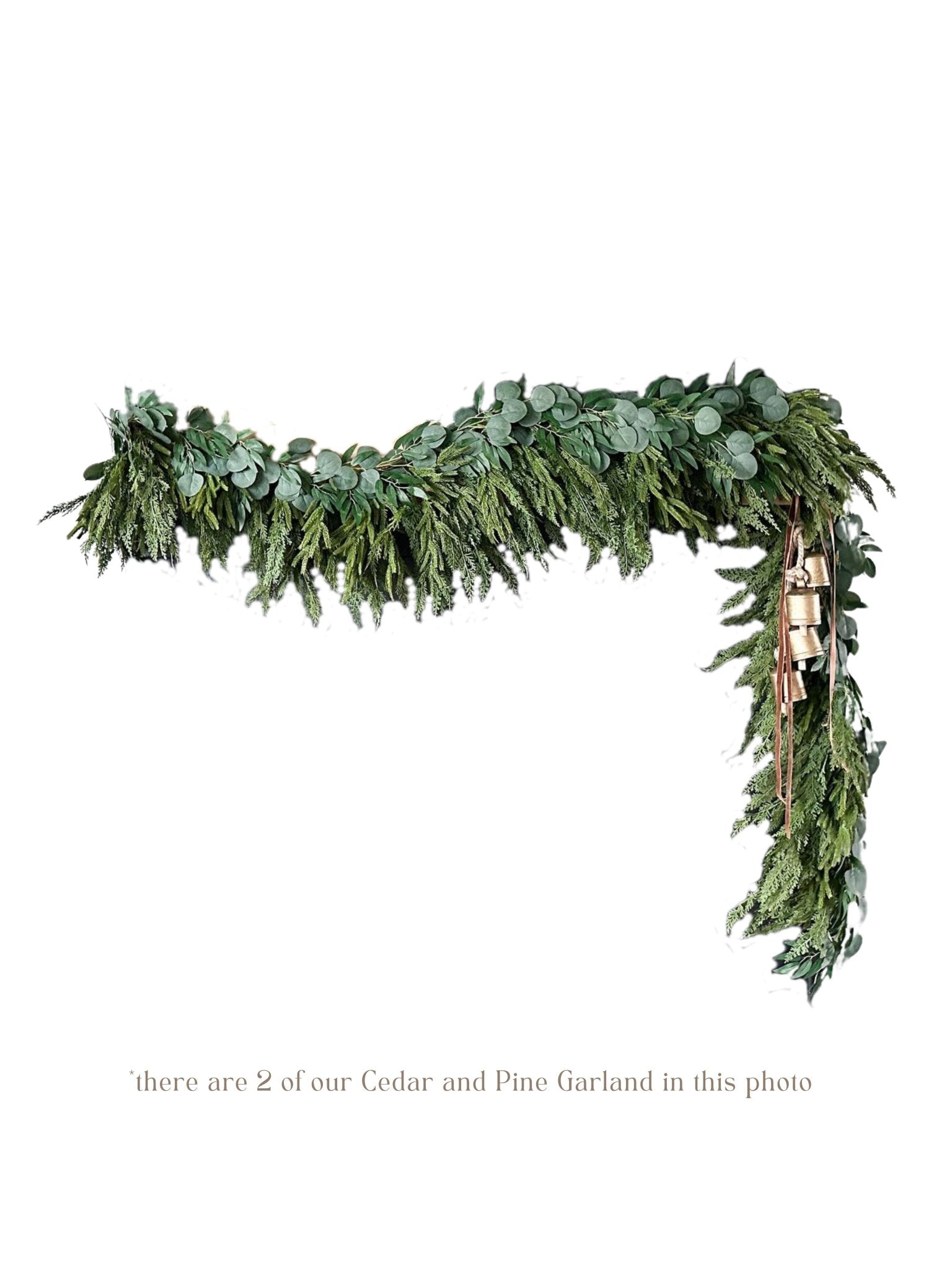 Artificial Cedar and Pine Garland - Ship by 9/30/2026 - Che Cose Belle