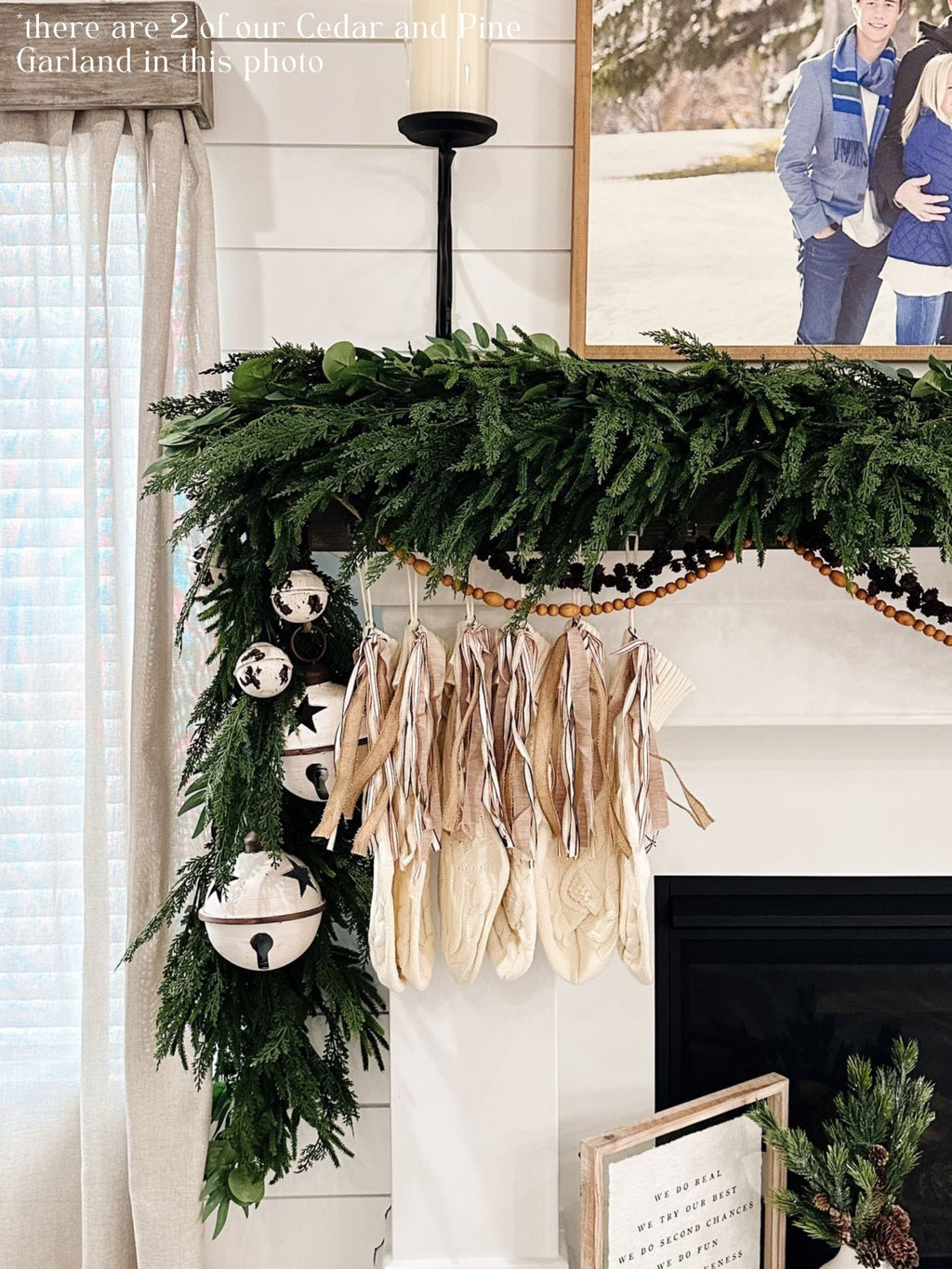 Artificial Cedar and Pine Garland - Ship by 9/30/2026 - Che Cose Belle